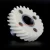 Import Mechanical engineering cylindrical plastic spiral bevel gears from China