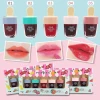 Melason Custom Private Label 5 Pieces One Set With Box Ice Cream Lipstick Set Makeup Tools Matte Lip Gloss