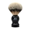 Mens Shaving Brush Gift Silvertip Badger Hair High Grade Black Resin Handle Hand Made OEM/ODM