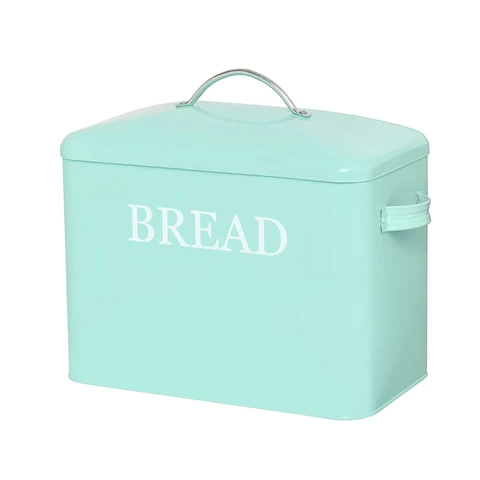 Metal Bread Box Storage Canister Extra Large Bread Container Food Storage Box Bread Bin For Kitchen