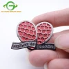 metal craft supplies custom glitter soft enamel lapel pin manufacturers china