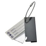 Metal Luggage Tags Baggage Suitcases Travel Labels Plane Shape