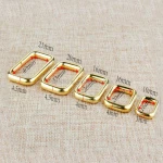 Metal Square Ring bag parts and accessories handbag hardware accessories bag strap buckle