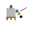 Mini art canvas &amp; easel set for kids DIY painting set children DIY play paint toy