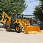 Mini compact backhoe wheel loader high quality with bucket price in cheap