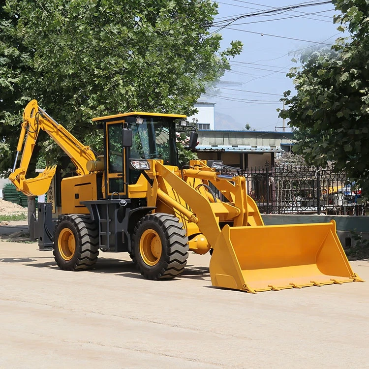 Mini compact backhoe wheel loader high quality with bucket price in cheap
