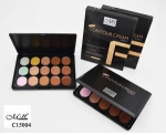 M.n C15004 professional makeup concealer palette contour cream 15 colors makeup set