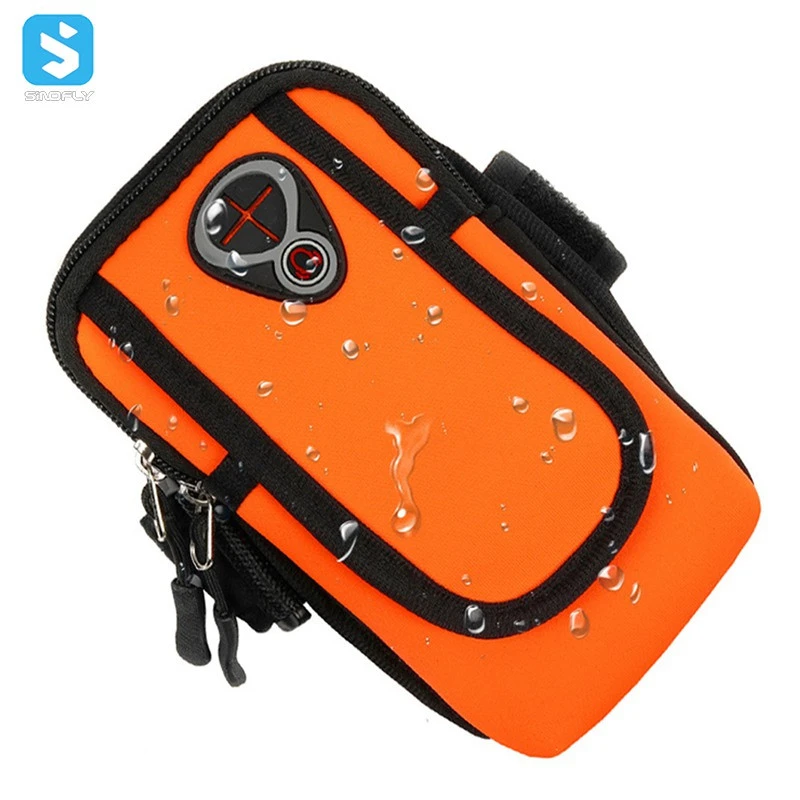 Mobile phone accessories Neoprene sport armband for cell phone arm band mini sport bag