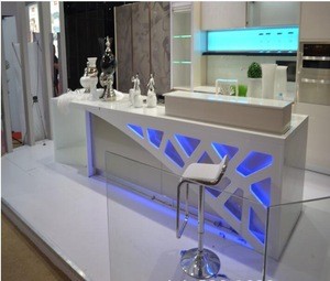 Modern Acrylic White Nail Salon Clinic Hotel Reception Counter Information Desk,office desk counter table