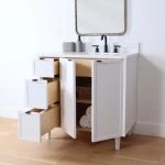 Modern Bathroom Vanity Cabinets Wall Mounted Other Bathroom Waterproof Furniture Custom  Bathroom Vanities