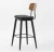 Import Modern cheap Leather Cover Upholstered Pub Bar Chair Metal Bar Counter Stools from China