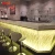 Import modern design artificial stone Long narrow bar tables night club furniture bar counter from China