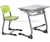Import Modern Design College Single Student Table and Chair from China