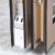 Modern design double glass folding door / accordion door