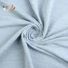 Modern design wholesale sky blue stripe organic cotton polyester jacquard fabric