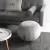 Import Modern designer round upholstery velvet metal frame living room ottoman stool from China