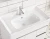 Import Modern hotel bathroom furniture corner bathroom vanity with sink from China