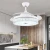 Import Modern invisible design fan ABS blades remote control 42inch modern ceiling fans with light crystal led from China