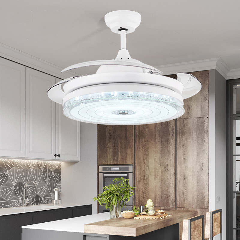 Buy Modern Invisible Design Fan Abs Blades Remote Control 42inch Modern ...
