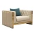 Import Modern Leather Upholstered Sofa Couch for the Living Room With Golden Stainless Steel Metal Leg Base from China