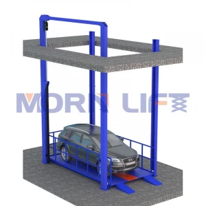 MORN four post vehicle lift hydraulic car lifts equipment for home use 4 post car lift for sales