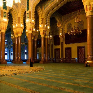 Mosque High Quality Custom Wall To Wall Masjid Prayer Axminster Carpet