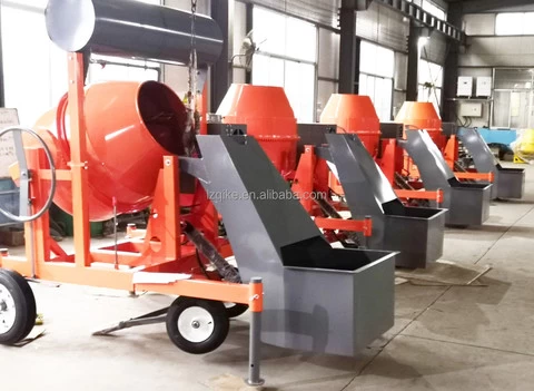 Movable cement mortar concrete mixer vertical drum mixer small feed mixer of low price