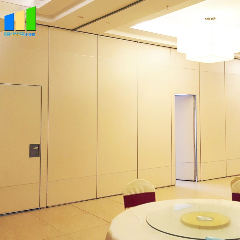 Movable Wall Track Acoustic Soundproof Office Sliding Partition Wall System For Art Gallery
