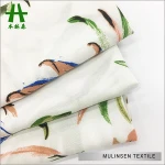 Mulinsen Textile Plain Woven 30s*30s Print 100 Viscose Rayon Fabric