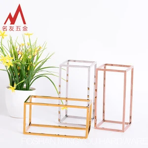 Multi-purpose cube free standing stainless steel wire display racks