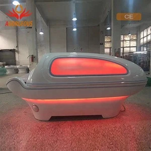 Multifunction 3 in 1 LED Light Spa Capsule + Hydrotherapy Water Massage + Wet Steam Sauna Chamber spa equipment