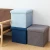 Import Multifunction  fold Cotton and linen Sofa stool Cloth art Seated ottoman storage stool box from China