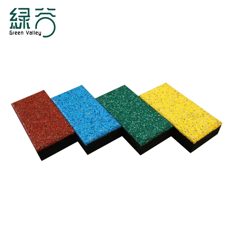 Multifunction Rubber Tile Indoor And Outdoor Road Tile From a Rubber Crumb