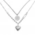 Import Multilayer Titanium Steel Love Necklace Women Personalized Pendant Necklace from China