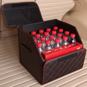 Multipurpose Travel Trunk Car Storage Box Foldable,Collapsible Car Boot Organiser Bag