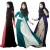 Import Muslim Women Long Sleeved  Wedding Formal  Dress Maxi Linen Long Skirt Turkish Girl Stitching Skirt from China