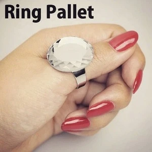 Nail Ring Color Palette Ring Acrylic Plate UV Gel Varnish Glass Foundation Mixture Nail Art Equipment