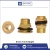 Import Natural Brass Finish Casting Technics Water Tank Connector Brass Tank Nipple from India