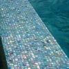 Natural Crystal Glass Printing Customized Color Mosaics Brick Tiles
