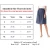 Import Natural fashion ramie cotton blend elastic waistband knee length a-line girls womens skirts from China