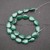 Import Natural Malachite Flat Drop Stone Loose Beads DIY Jewelry making supplies China Beads Supplier from China