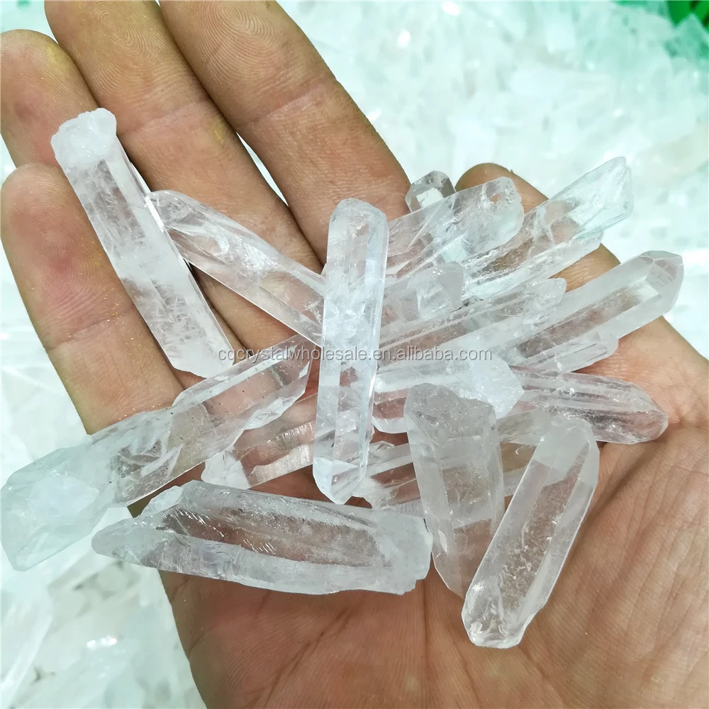 Natural raw clear quartz crystal points wholesale prices