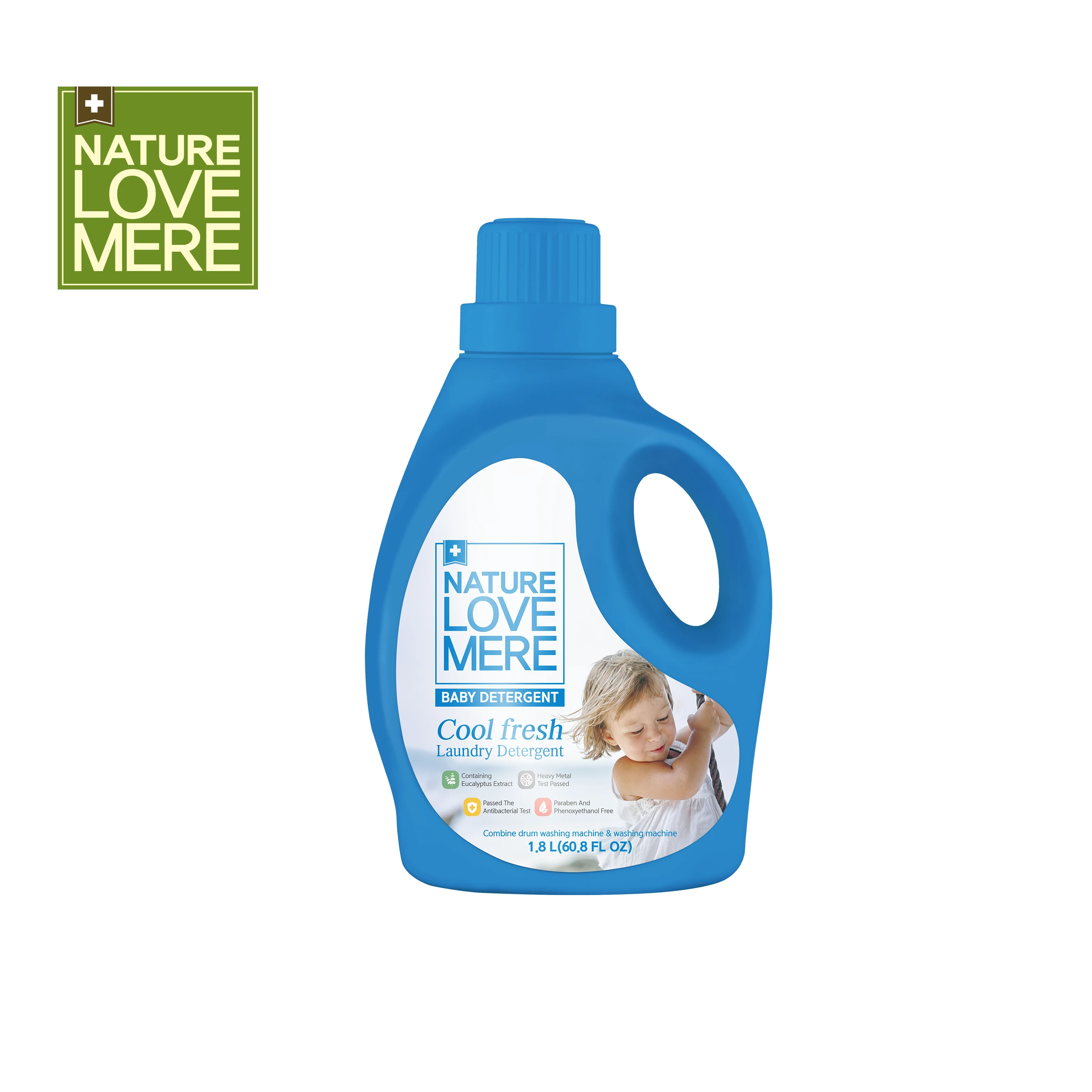 NATURE LOVE MERE Cool Fresh baby laundry detergent refill &amp; container type (1,300ml &amp; 1,800ml)