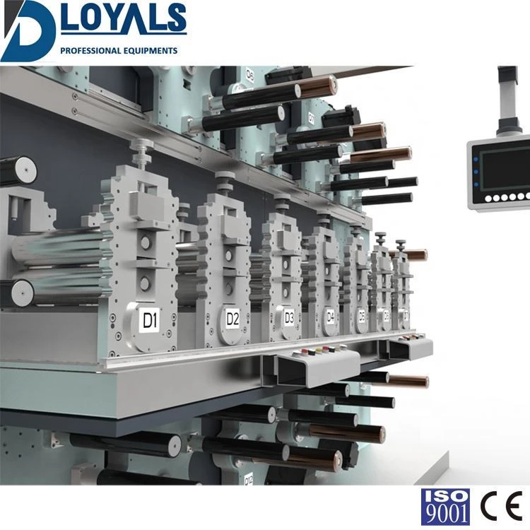 New 7 Station Web Converting Solution Rotary Die Making  Electronic Product Machine
