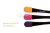 Import New Arrival 6 Pcs Plastic Makeup Eyeshadow brush set with Sponge tip Eyeshadow Applicator from China