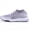 New arrival custom designer sneakers men knitting fabric shoe breathable mesh running shoes