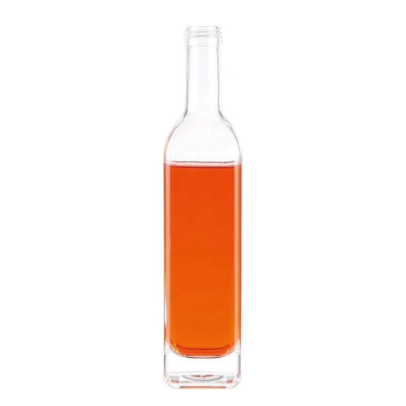 New Arrival Empty Vodka Tequila Glass Bottle With Screw Cap