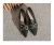 Import New Arrival Luxury Womens Casual High Heels Soft Leather Pumps 5cm Square Heel Flat Feature Anti-Slippery Slip-On PU Summer from China