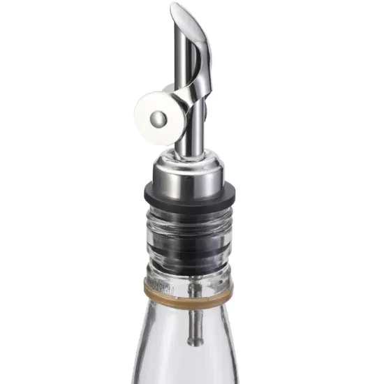 New Arrival Stainless Steel Wine Pourer Glass Bottle Pourer Pulley Oil Bottle Stopper