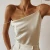 Import New Arrivals 2021 Women Clothing Stain Backless Simple Beige Black Camisole Sleeveless Sexy Tank Top Women from China